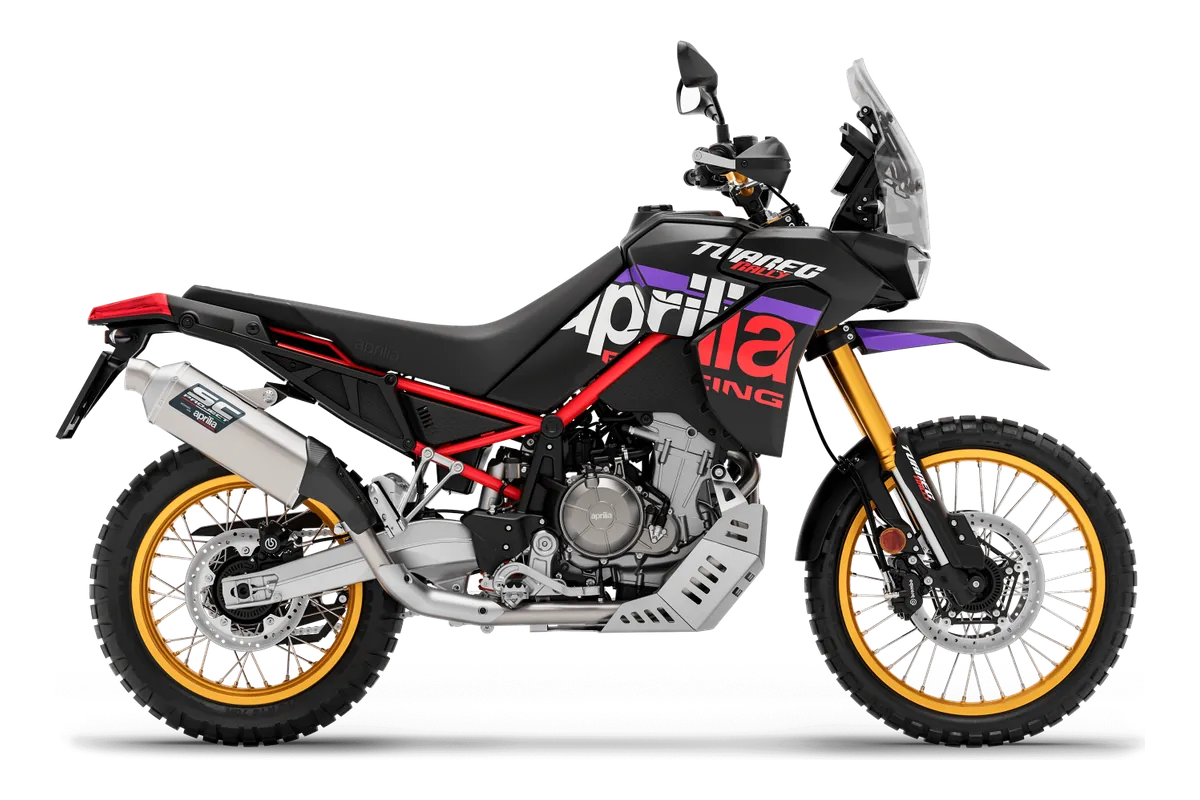 Aprilia Tuareg 660 in Rally, zijaanzicht