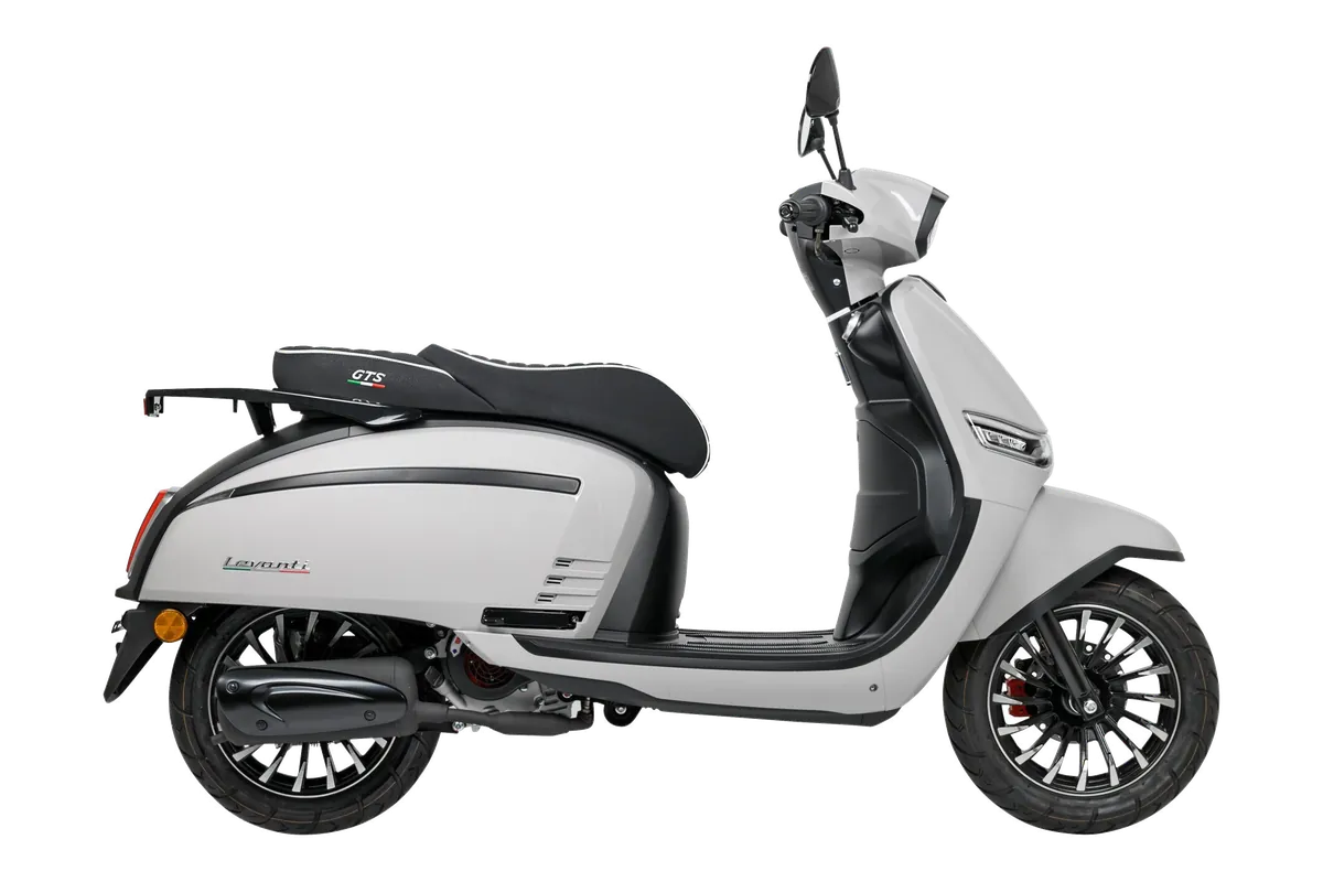 GTS E-Levanti in Borasco Grey, zijaanzicht