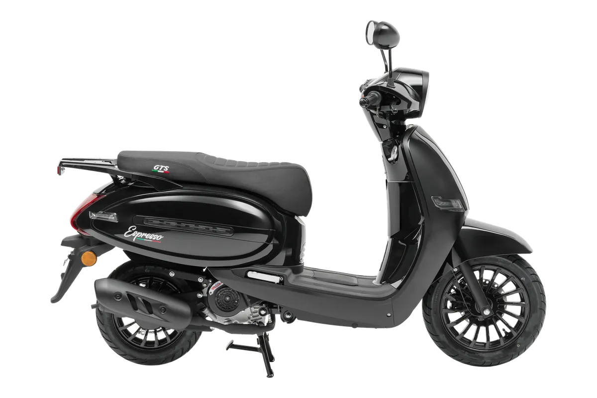 GTS Espresso in Pearl Black, zijaanzicht