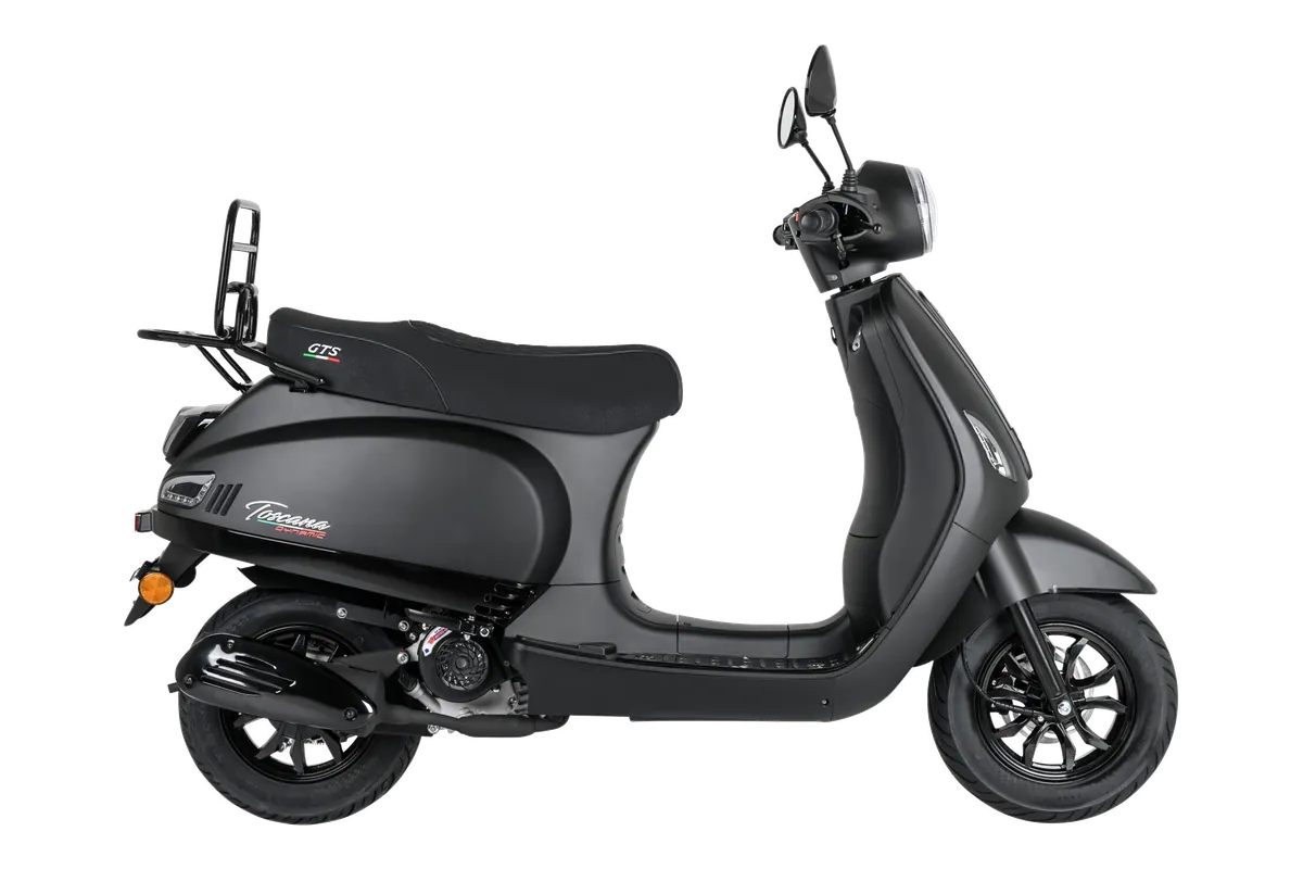 GTS Toscana Dynamic in Matt Carbon Black, zijaanzicht