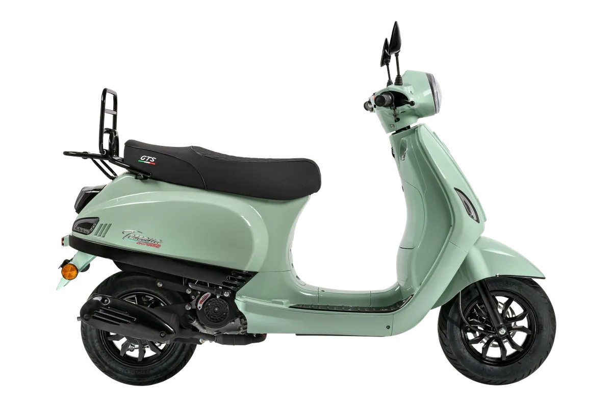 GTS Toscana Dynamic in Retro Green, zijaanzicht