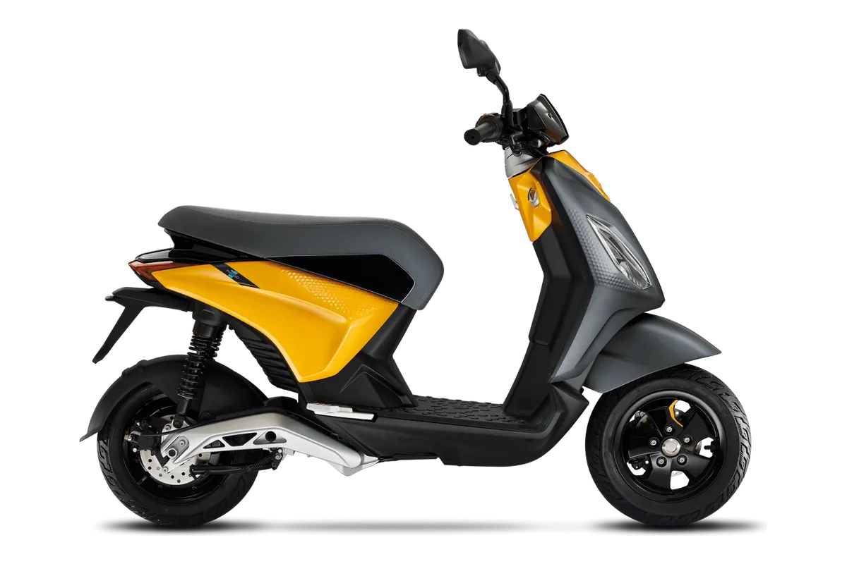 Piaggio 1 in Sunshine Mix, zijaanzicht